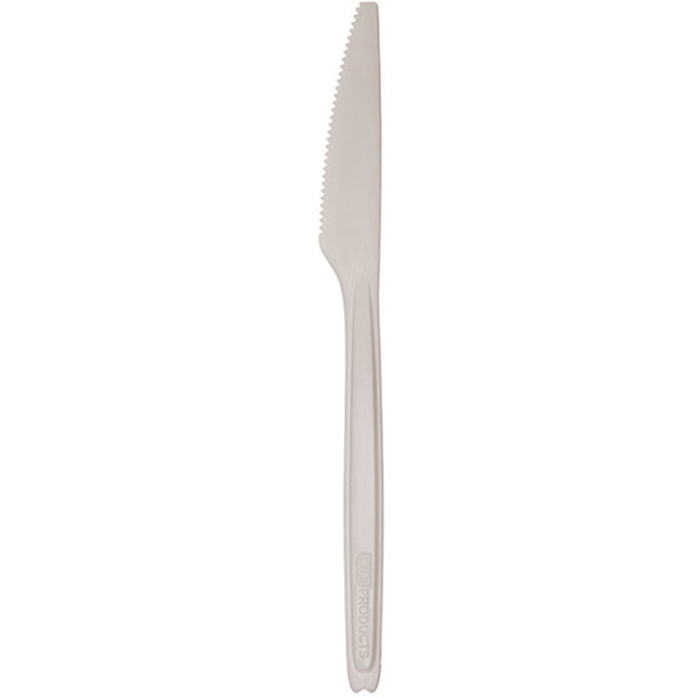 Eco-Products Cutlerease Knives, 6in, White, Carton Of 960 Spoons