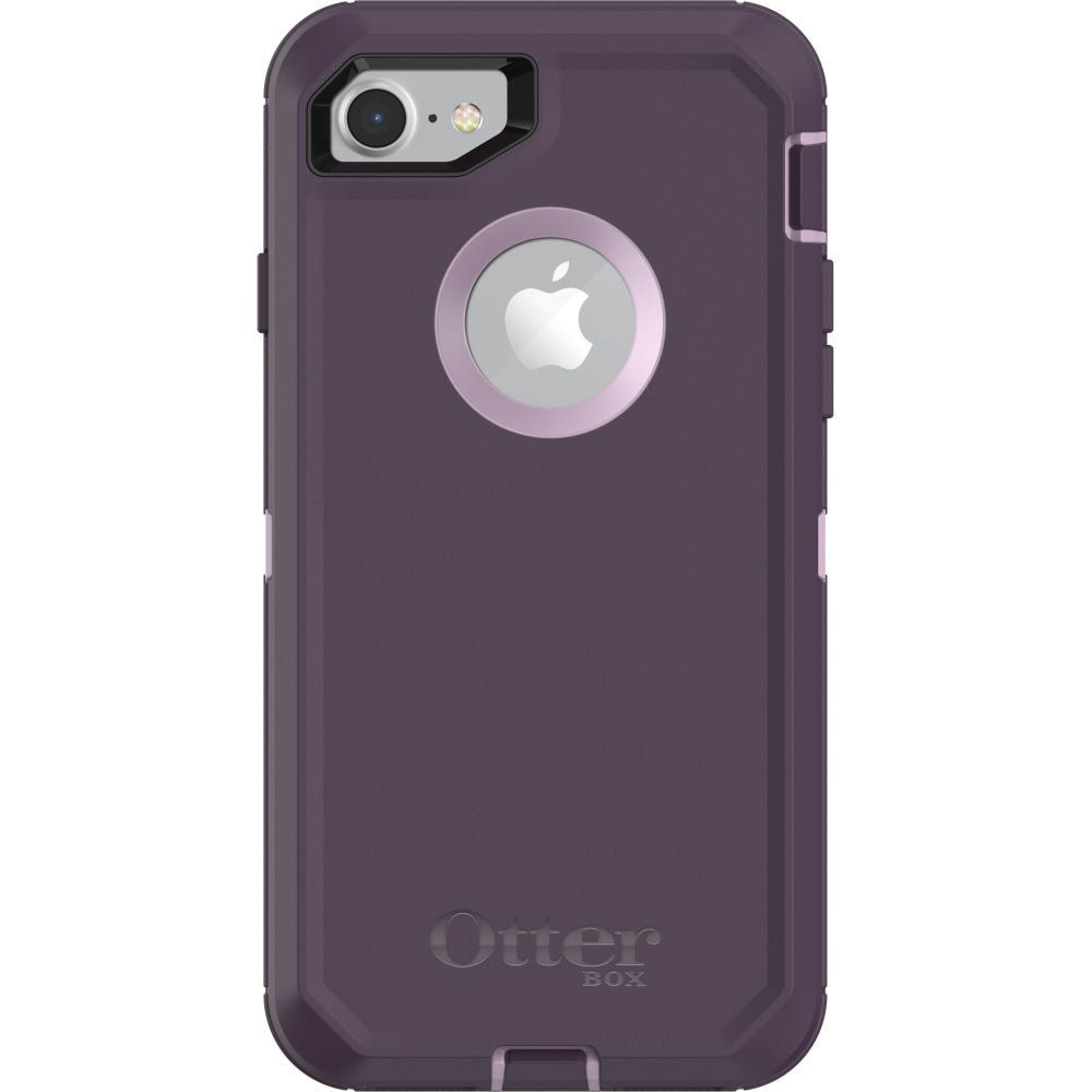 OtterBox Defender Carrying Case (Holster) Apple iPhone 8, iPhone 7 Smartphone - Purple Nebula - Polycarbonate Holster, Synthetic Rubber Cover - Belt Clip