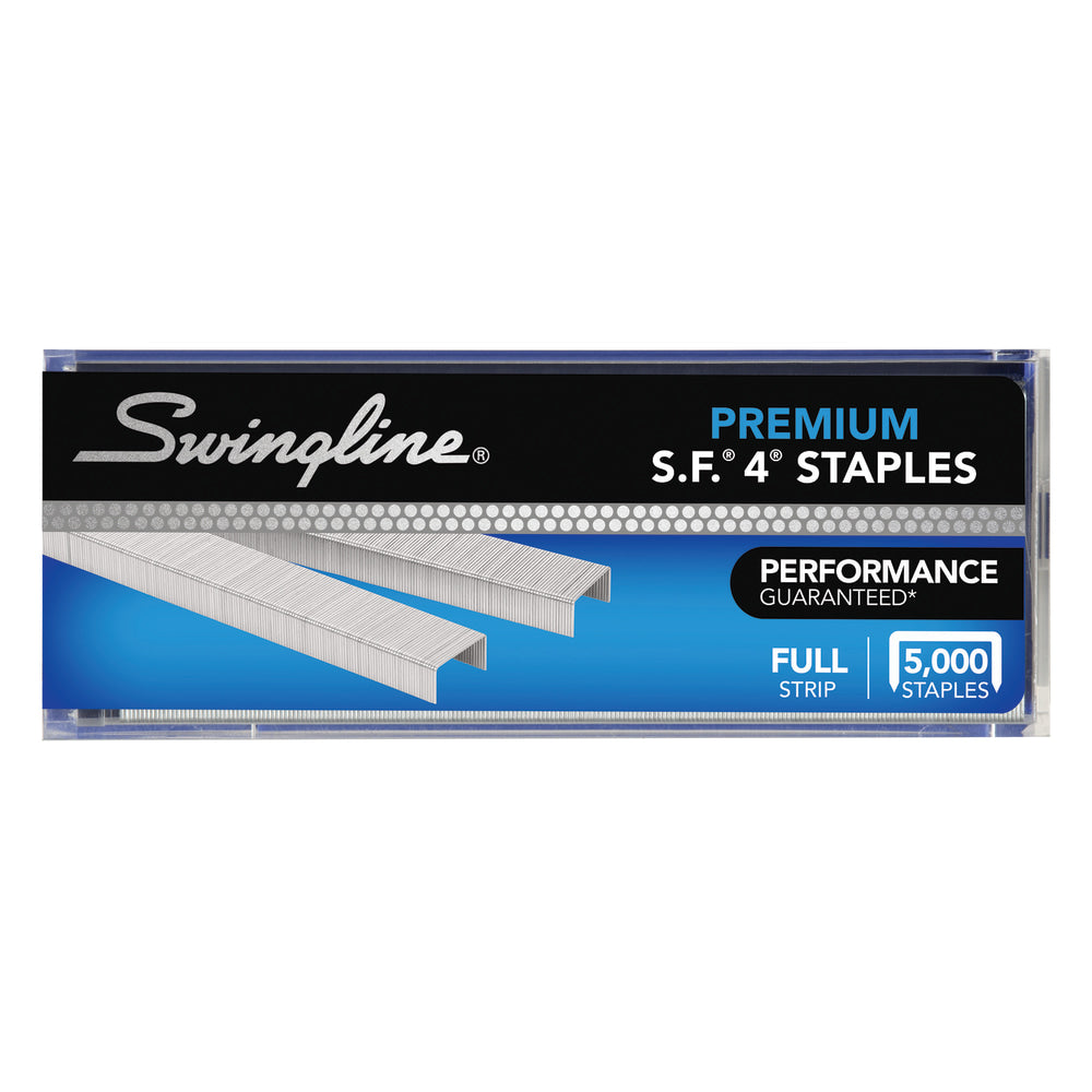 Swingline S.F. 4 Premium Staples, 1/4in Full Strip, Box Of 5,000