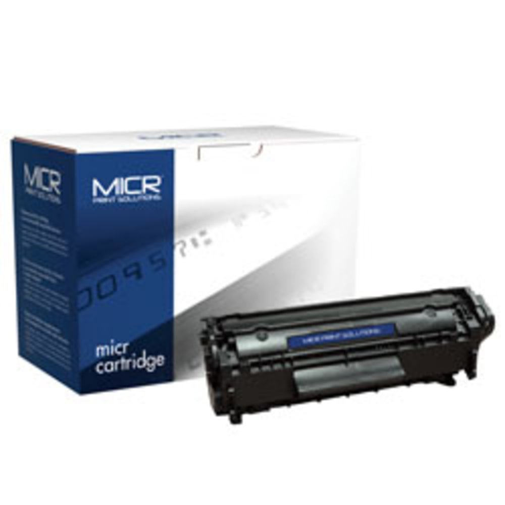 MICR Print Solutions Black Toner Cartridge Replacement For HP 12A, Q2612A, MCR12AM