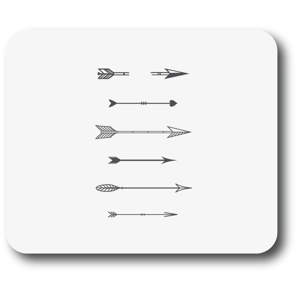 OTM Essentials Mouse Pad, 9-1/8in x 10in, Arrows