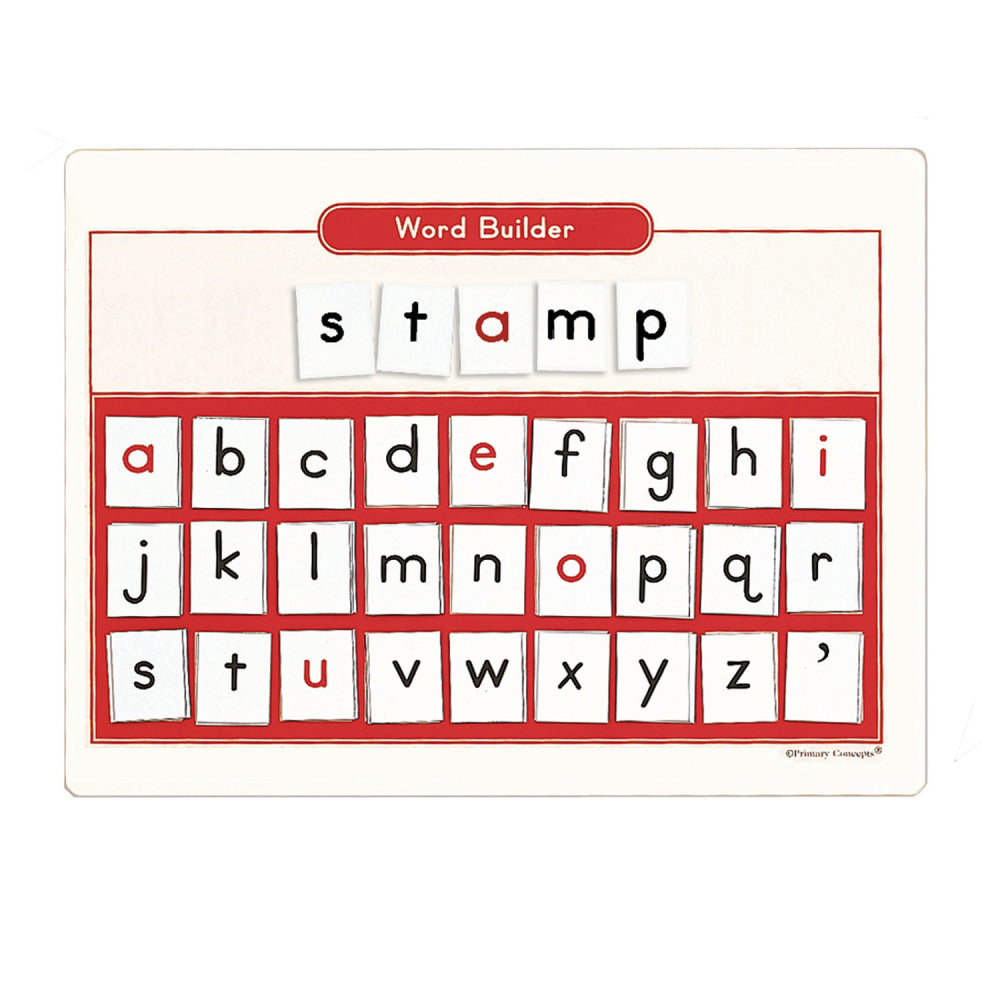 Primary Concepts Magnetic Word Builder, Grades Pre-K-3, Pack Of 93 Magnets