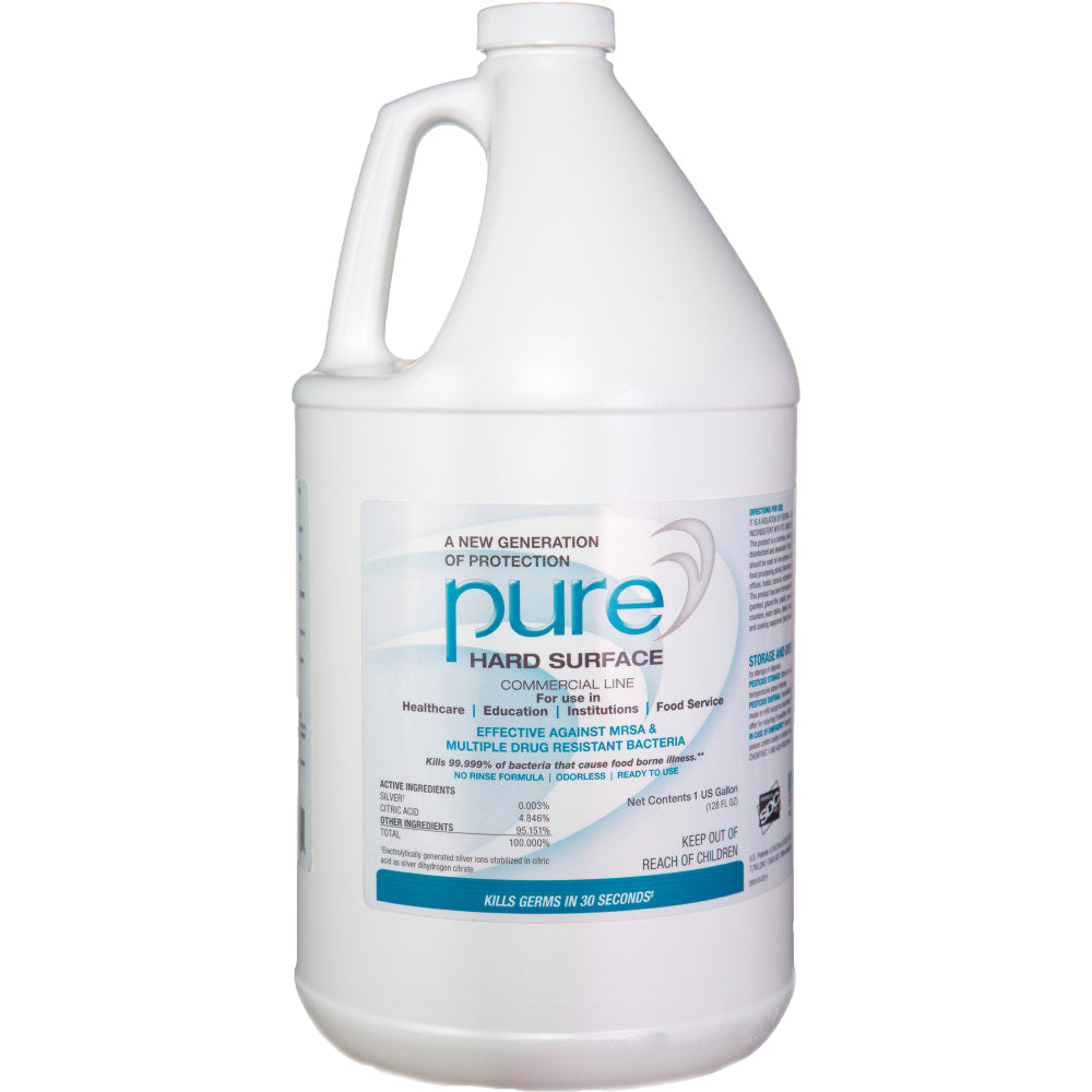 Pure Hard Surface Disinfectant, 128 Oz, White