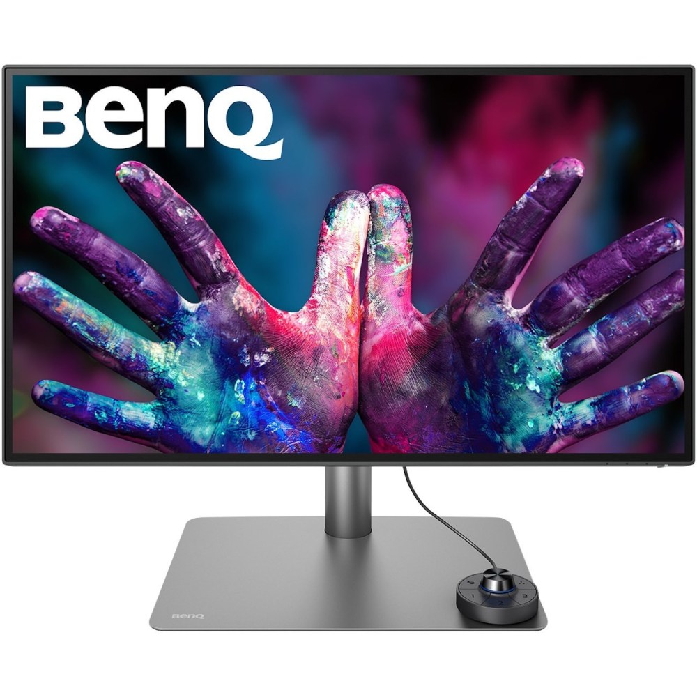 BenQ PD2725U 27in 4K UHD IPS Thunderbolt3 Calibrated LCD Monitor for Designer - 16:9 - Gray - 27in Viewable - In-plane Switching (IPS) Technology - LED Backlight - 3840 x 2160 - 1.07 Billion Colors - 400 Nit - 5 ms - Speakers - HDMI - DisplayPort