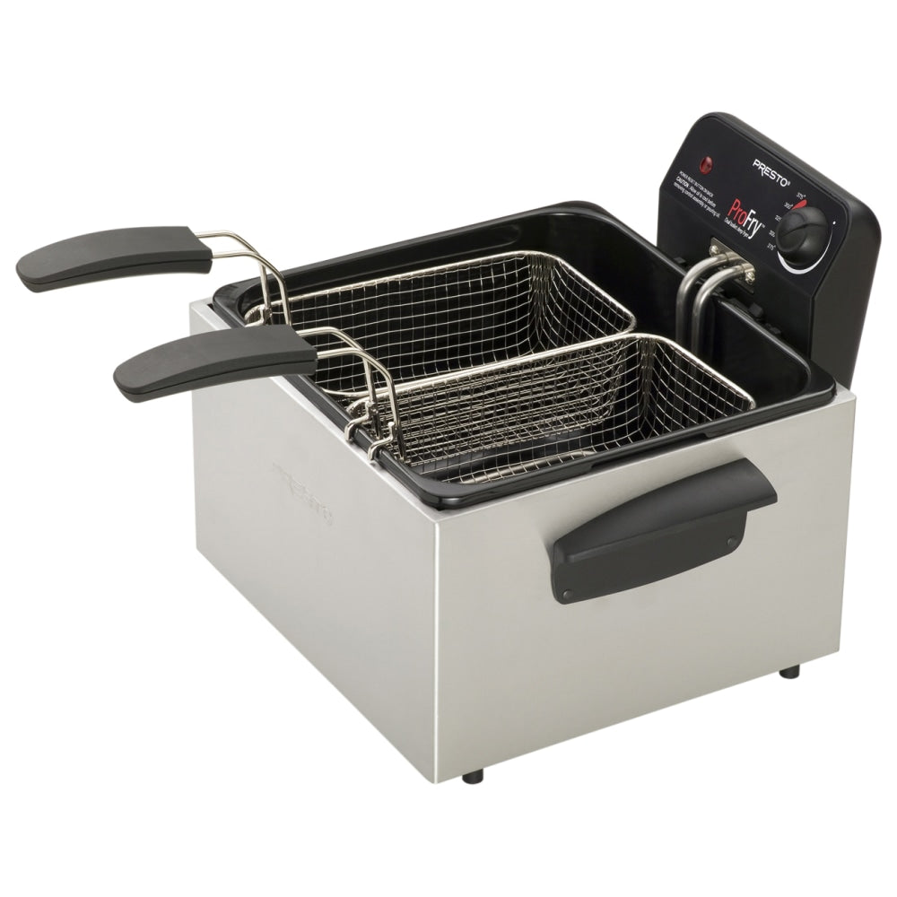 Presto ProFry 3-Quart Dual Basket Deep Fryer