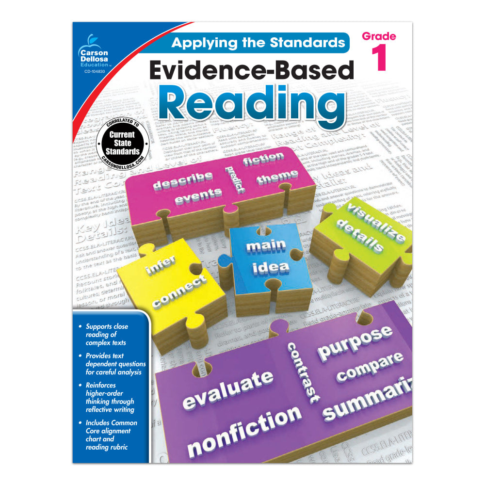 Carson-Dellosa Evidence-Based Reading Workbook, Grade 1