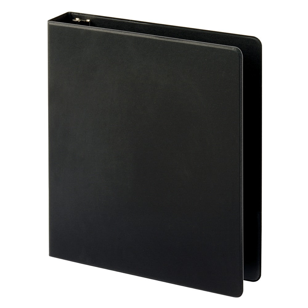 Just Basics Economy Nonview 3-Ring Binder, 1 1/2in Round Rings, Black