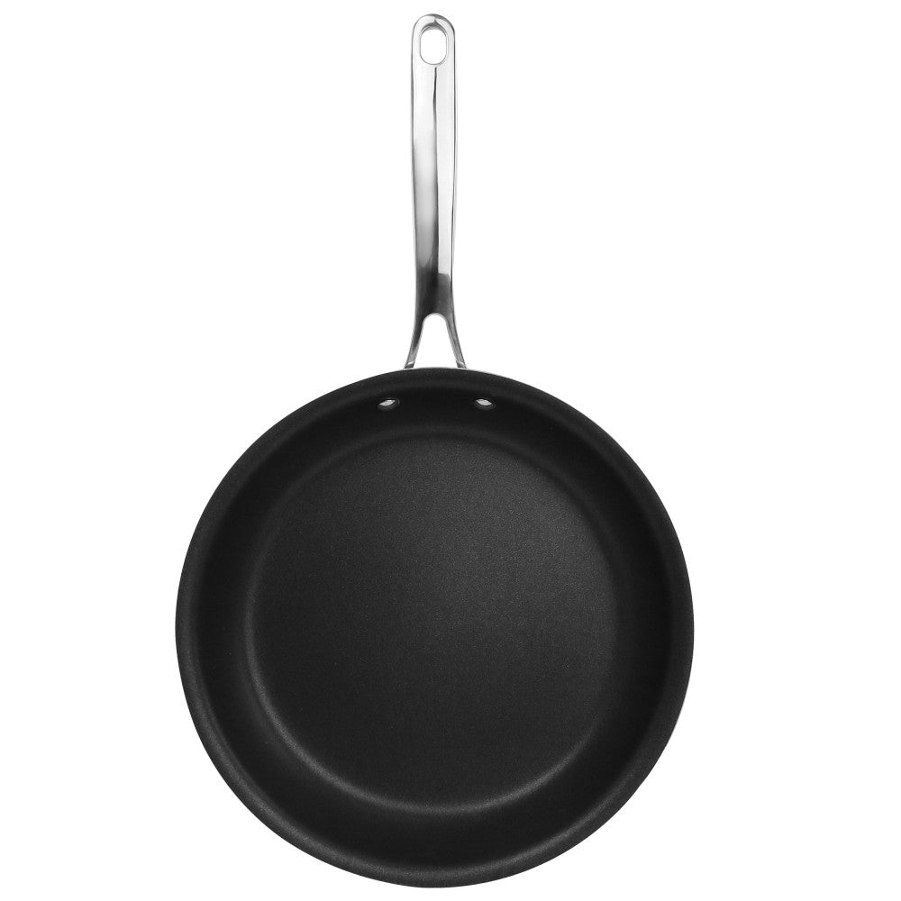 Martha Stewart 12in Aluminum Frying Pan, Black