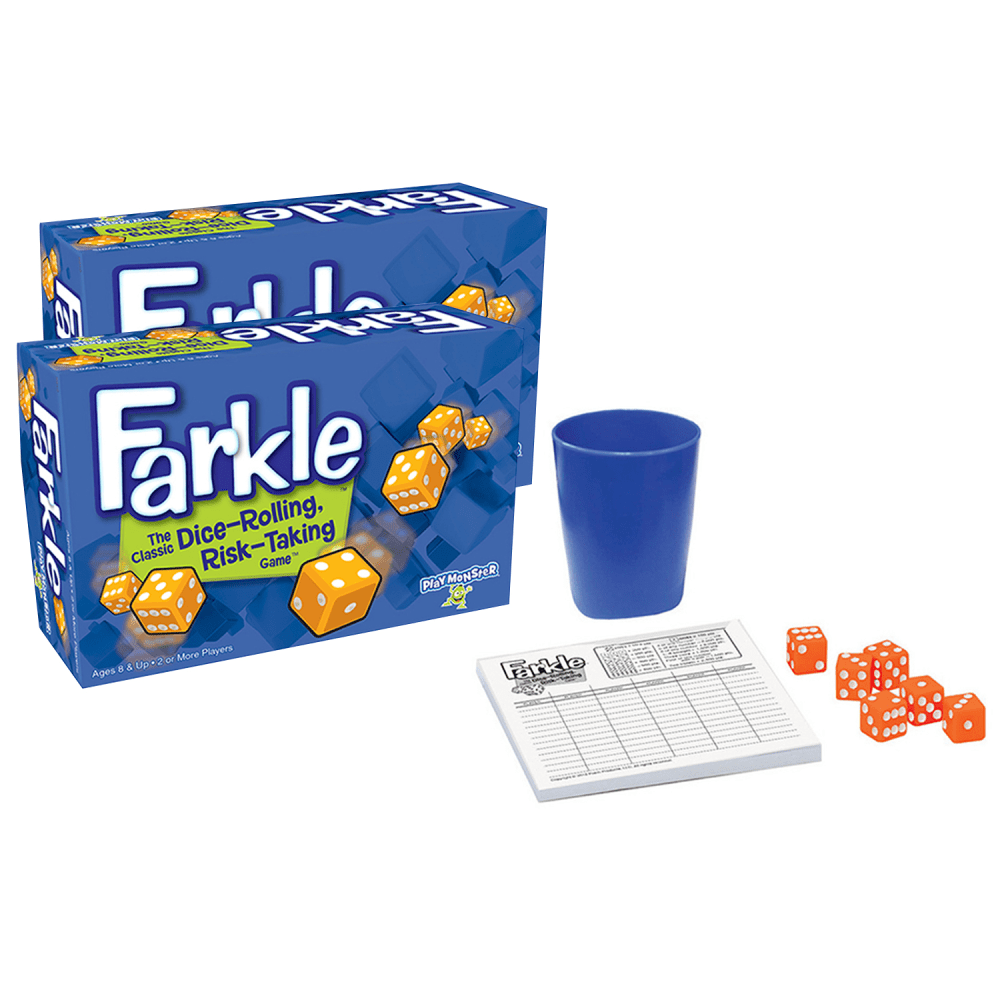 PlayMonster Farkle Games, Pack Of 2 Games