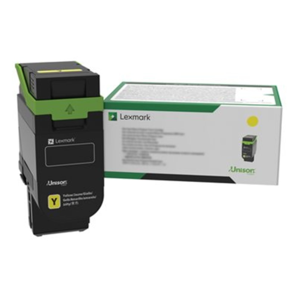 Lexmark Extra High Yield Laser Toner Cartridge - Return Program - Yellow - 1 Pack - 11700 Pages