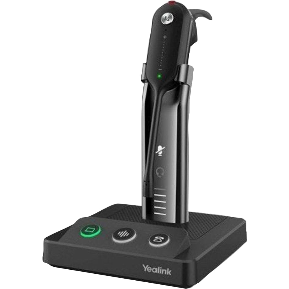 Yealink UC DECT Wireless Headset, Black, YEA-WH63-UC