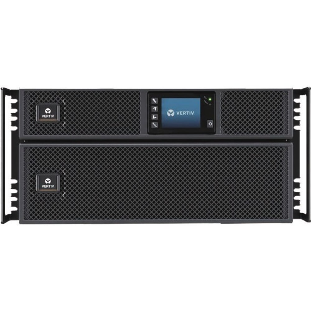 Vertiv Liebert GXT5 UPS - 6kVA/6kW 230V | Online Rack Tower Energy Star - Double Conversion | 5U | Built-in RDU101 Card| Color/Graphic LCD| 3-Year Warranty