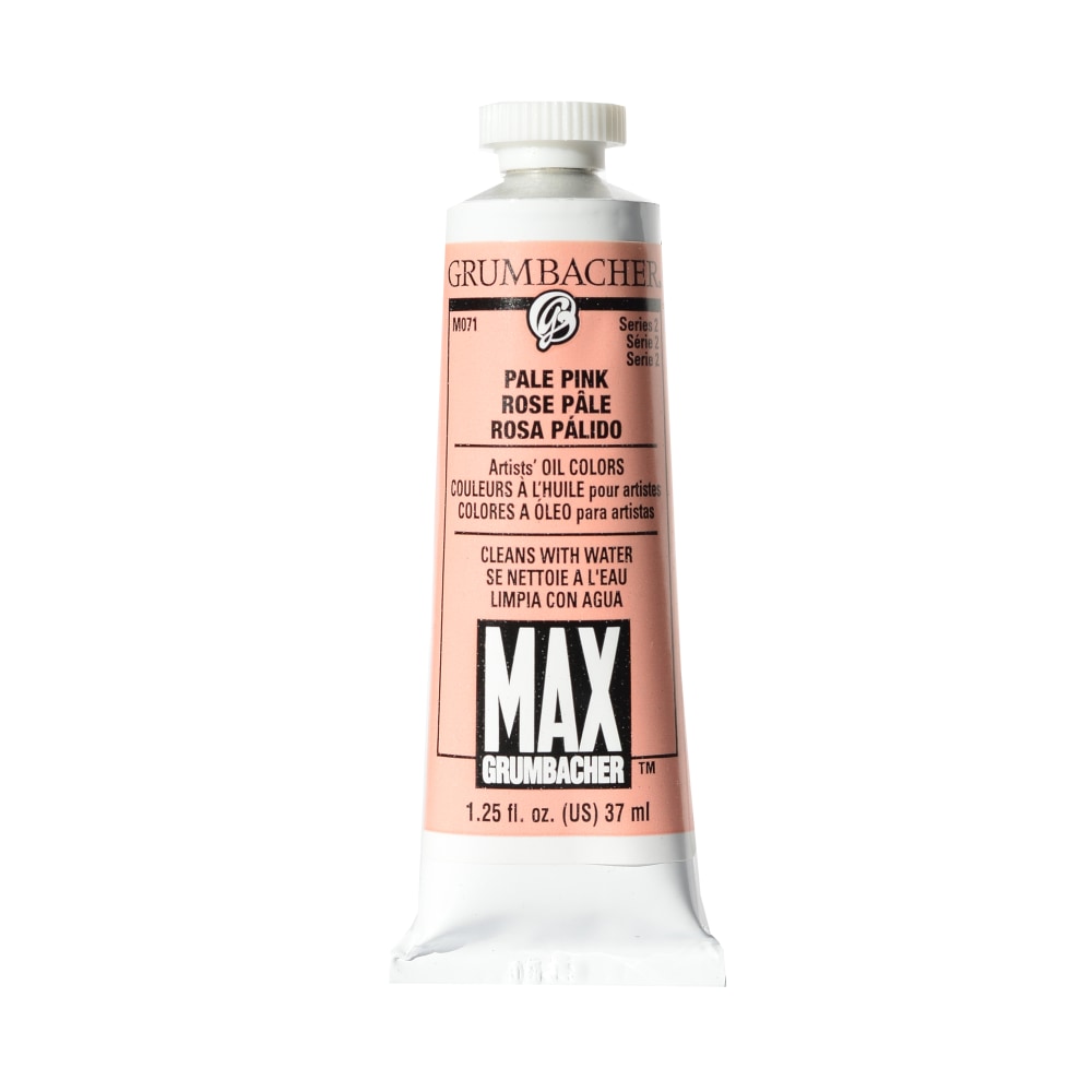 Grumbacher Max Water Miscible Oil Colors, 1.25 Oz, Flesh Hue, Pack Of 2