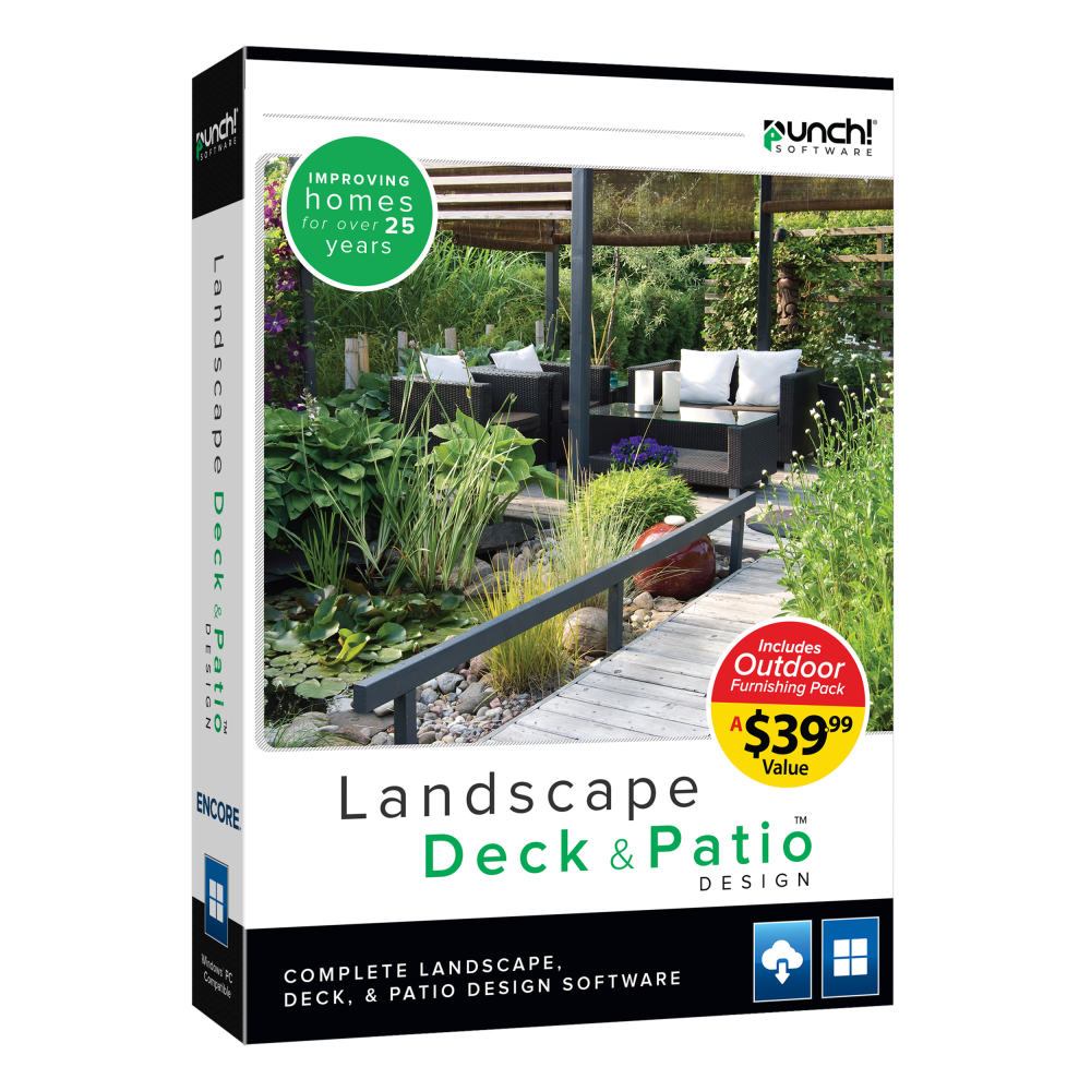 Encore Punch! Landscape, Deck & Patio Design, CD/Product Key