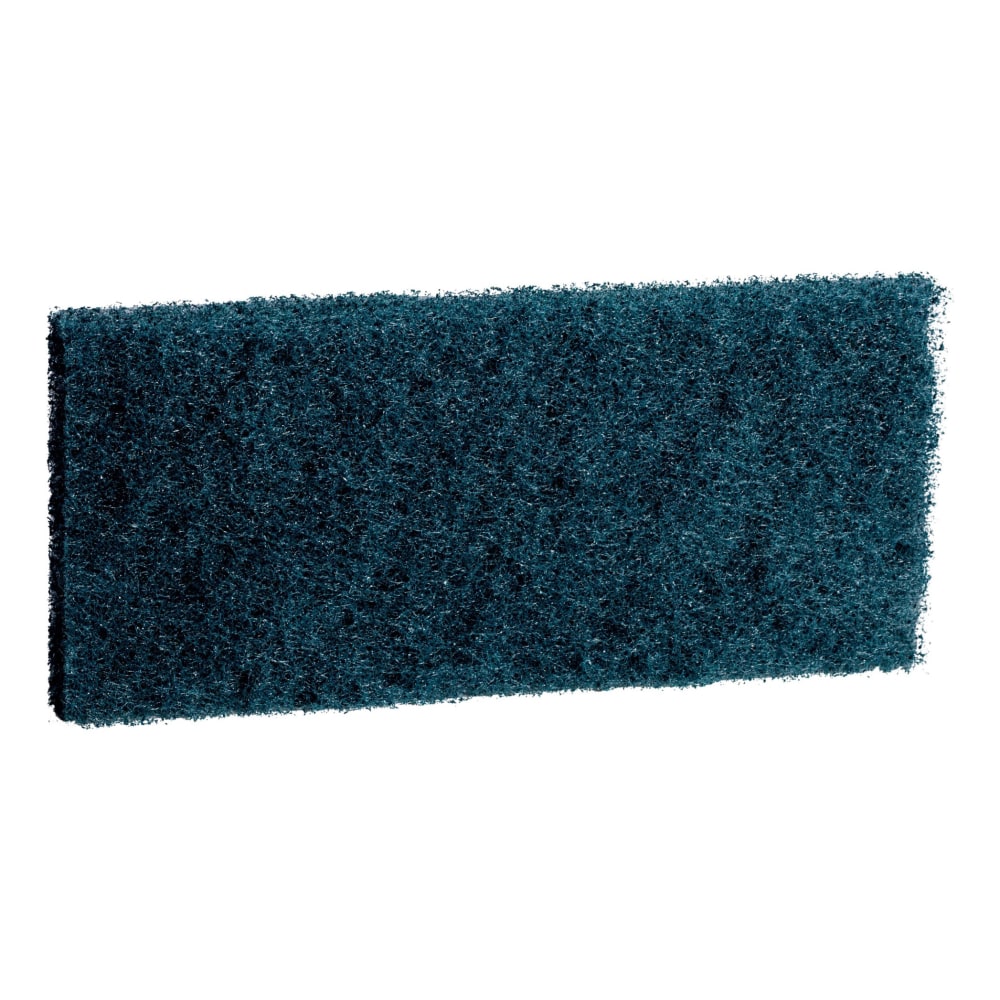 3M Doodlebug Scrub Pads, 4-5/8in x 10in, Blue, 5 Pads Per Box, Pack Of 4 Boxes