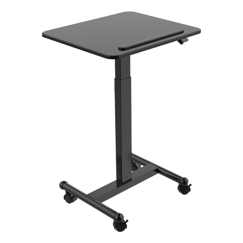 FlexiSpot MT3 Height-Adjustable Desk Mobile Workstation, 45inH x 23-5/8inW x 20-1/2inD, Black