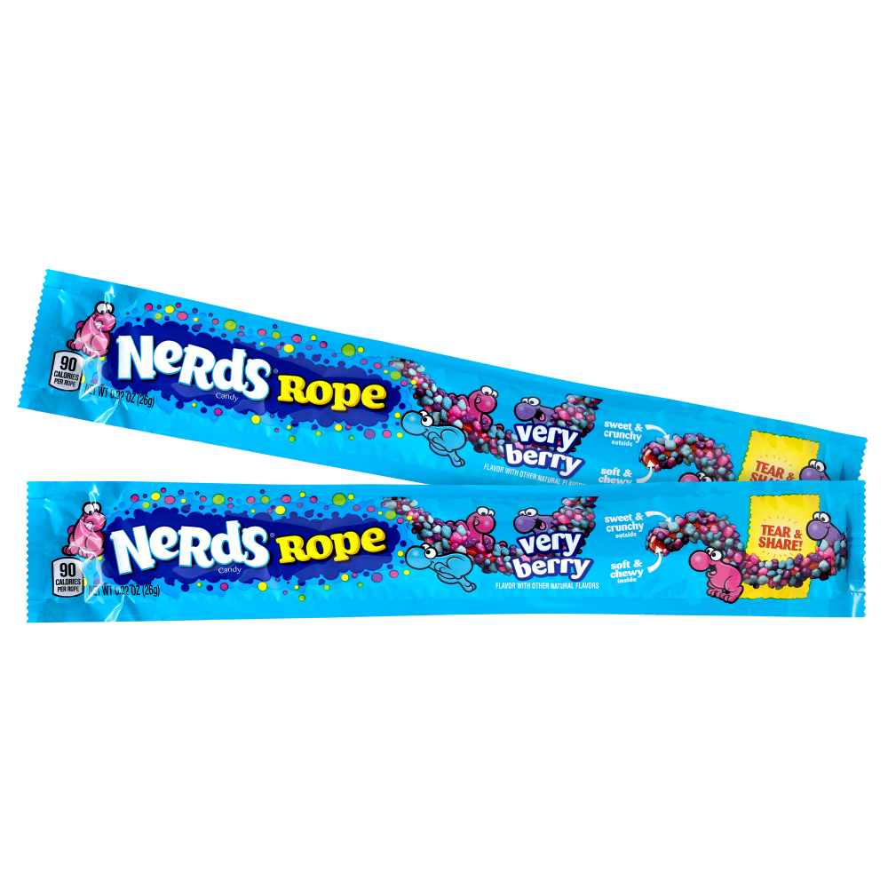 Nerds Rope Very Berry, Pack Of 24 Ropes