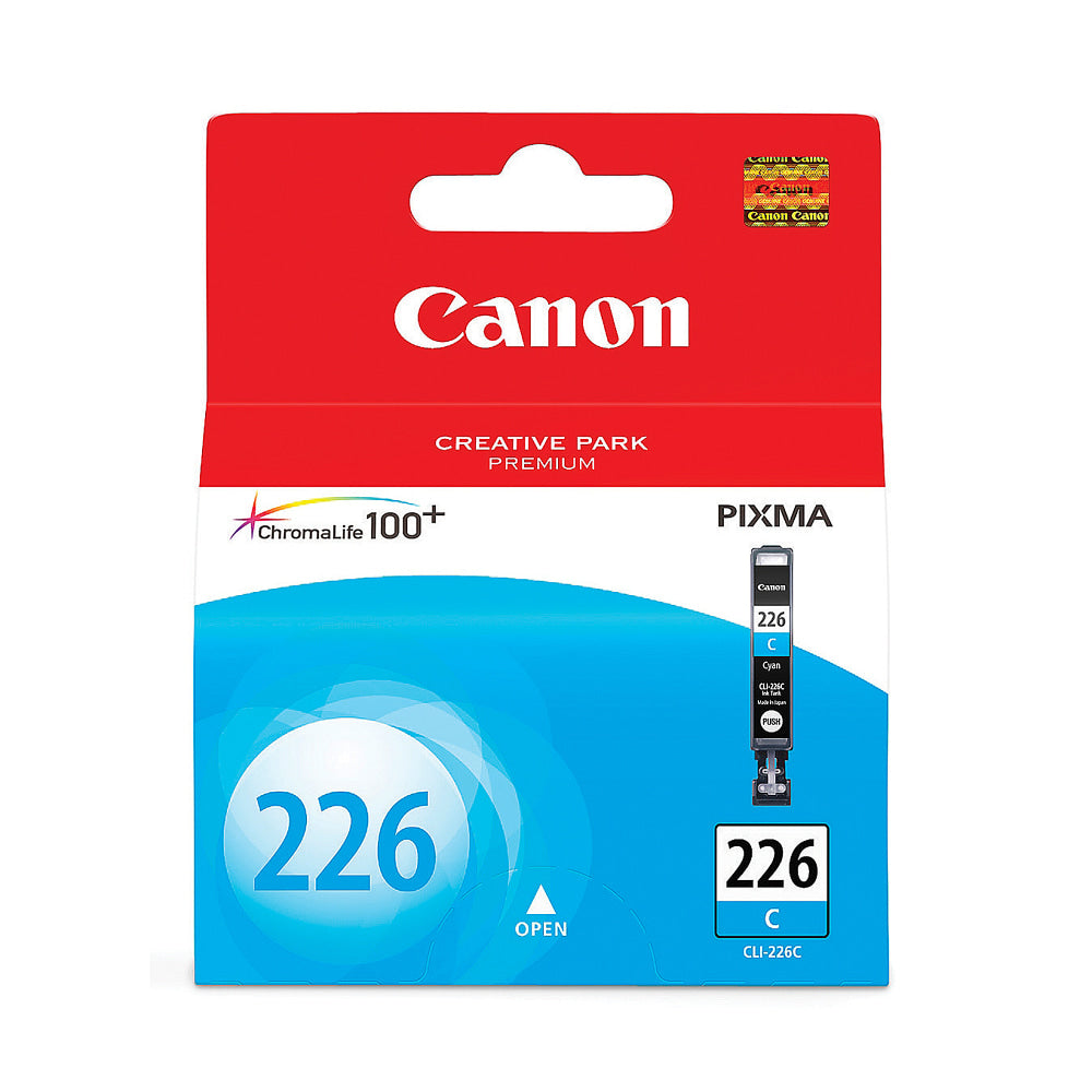 Canon CLI-226 ChromaLife 100+ Cyan Ink Tank, 4547B001