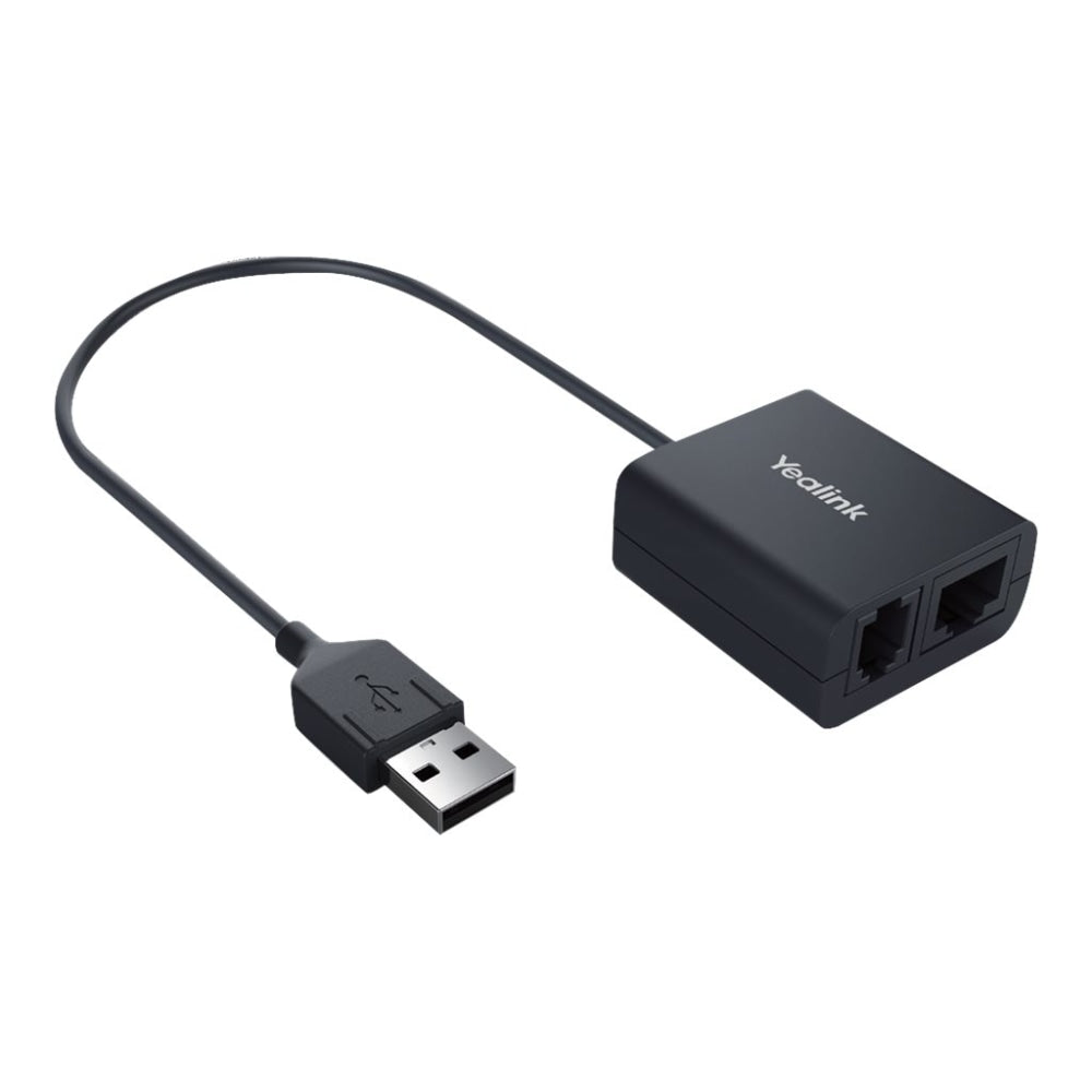 Yealink EHS40 USB Headset Adapter, Black, YEA-EHS40