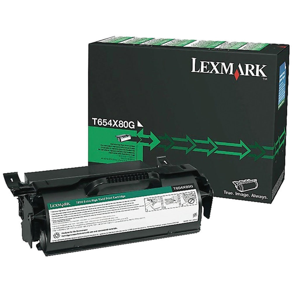 Lexmark T654X80G Remanufactured Black Toner Cartridge