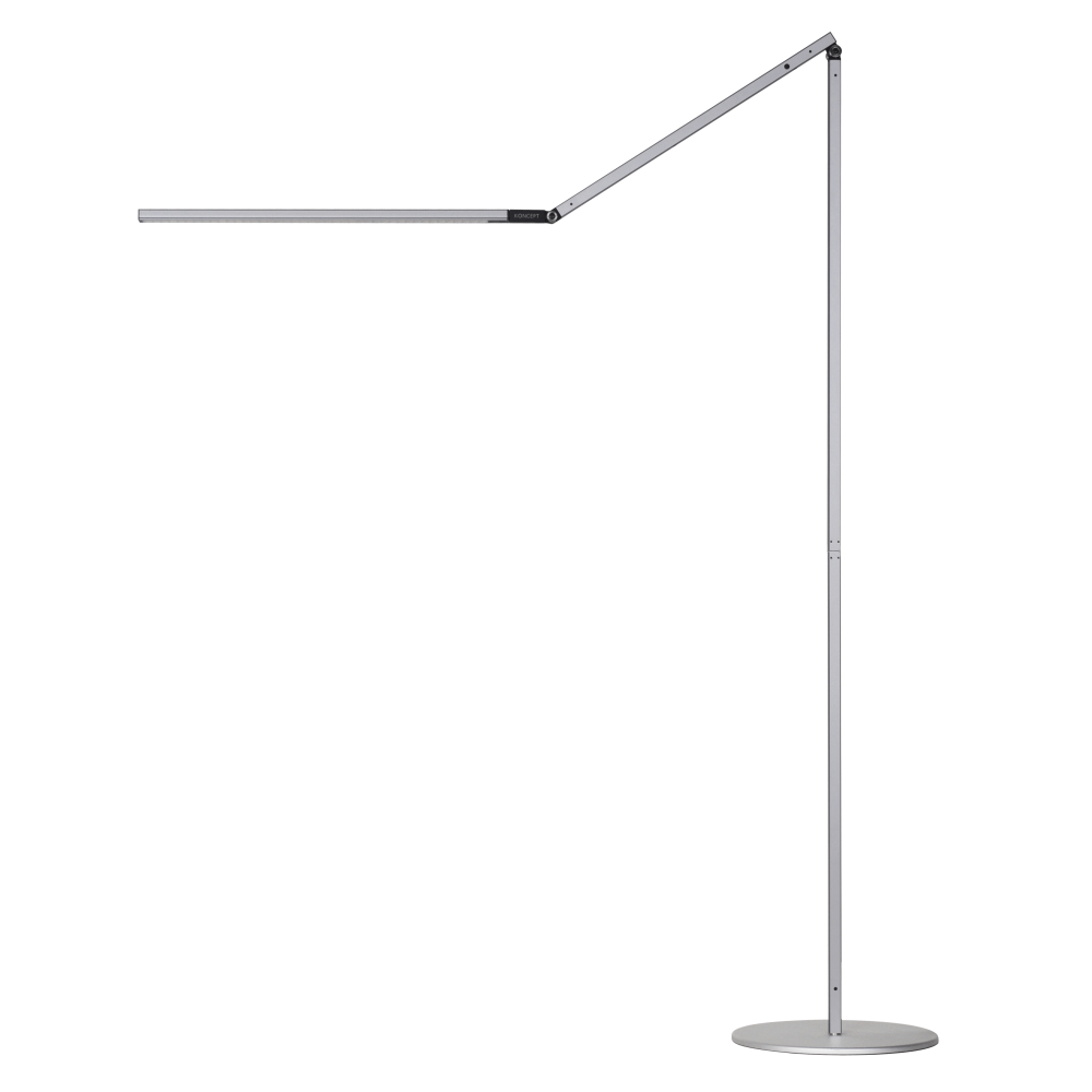 Koncept Z-Bar LED Floor Lamp, 44inH, Cool/Silver