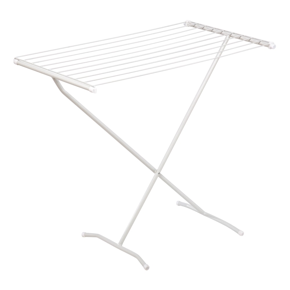 Honey-Can-Do Steel Folding Drying Rack, 32 1/4inH x 21inW x 35 1/2inD, White