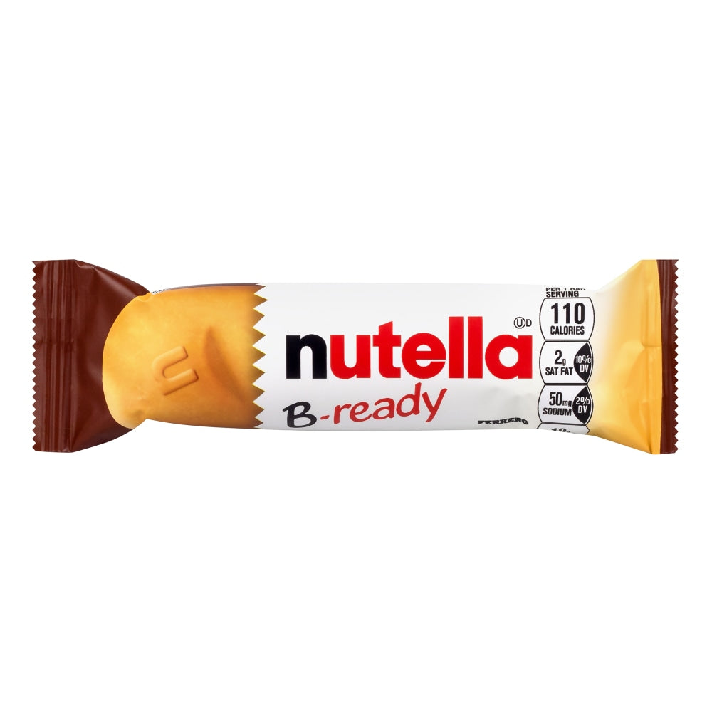 Nutella B-Ready Wafer Snacks, Box Of 36 Snacks