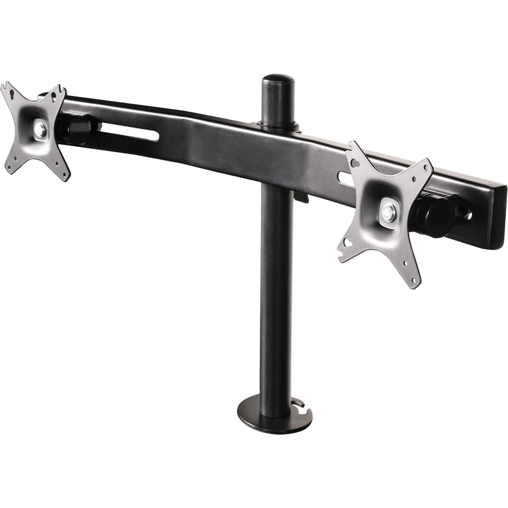 Kantek Mounting Arm for Monitor - Black - Height Adjustable - 24in Screen Support - 1 Each