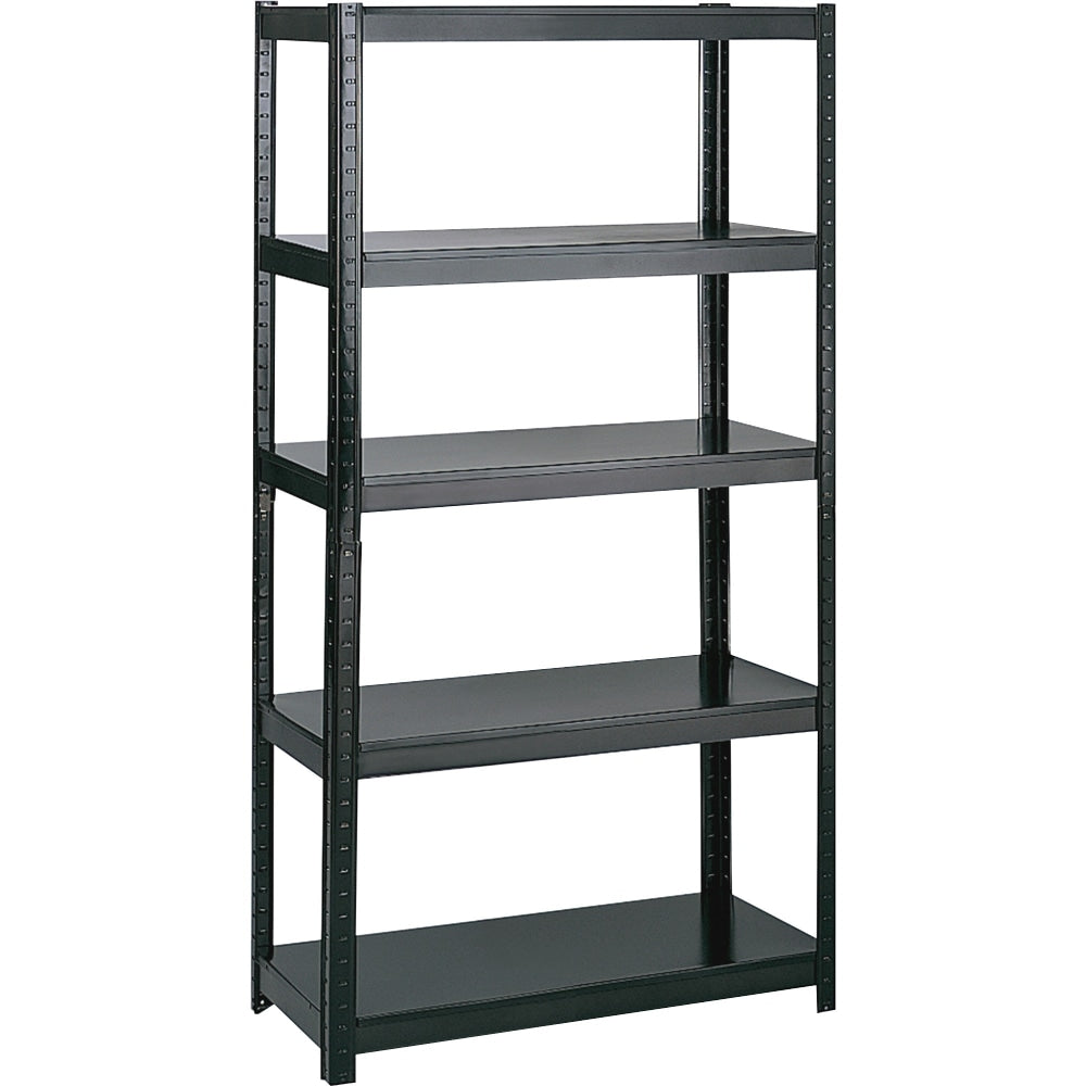 Safco Boltless Shelving, 36 1/2in Wide, Black