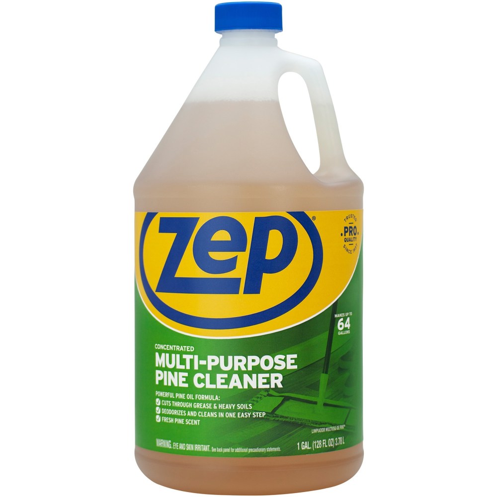 Zep Commercial Multipurpose Pine Cleaner, 128 Oz Bottle