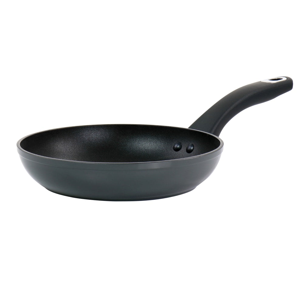 Martha Stewart Everyday Aluminum Non-Stick Frying Pan, 8in, Sharkey Gray