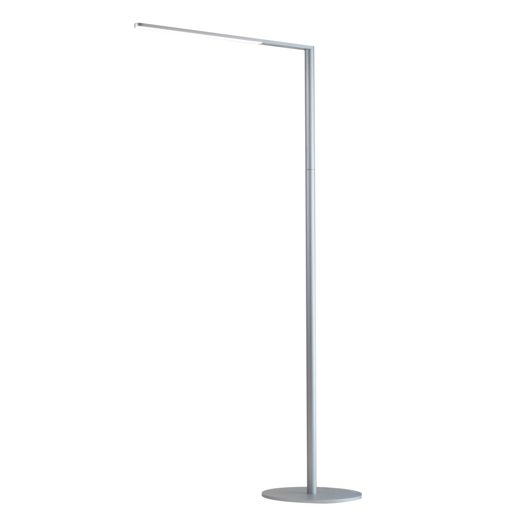 Koncept Lady7 LED Floor Lamp, 52-1/16inH, Silver