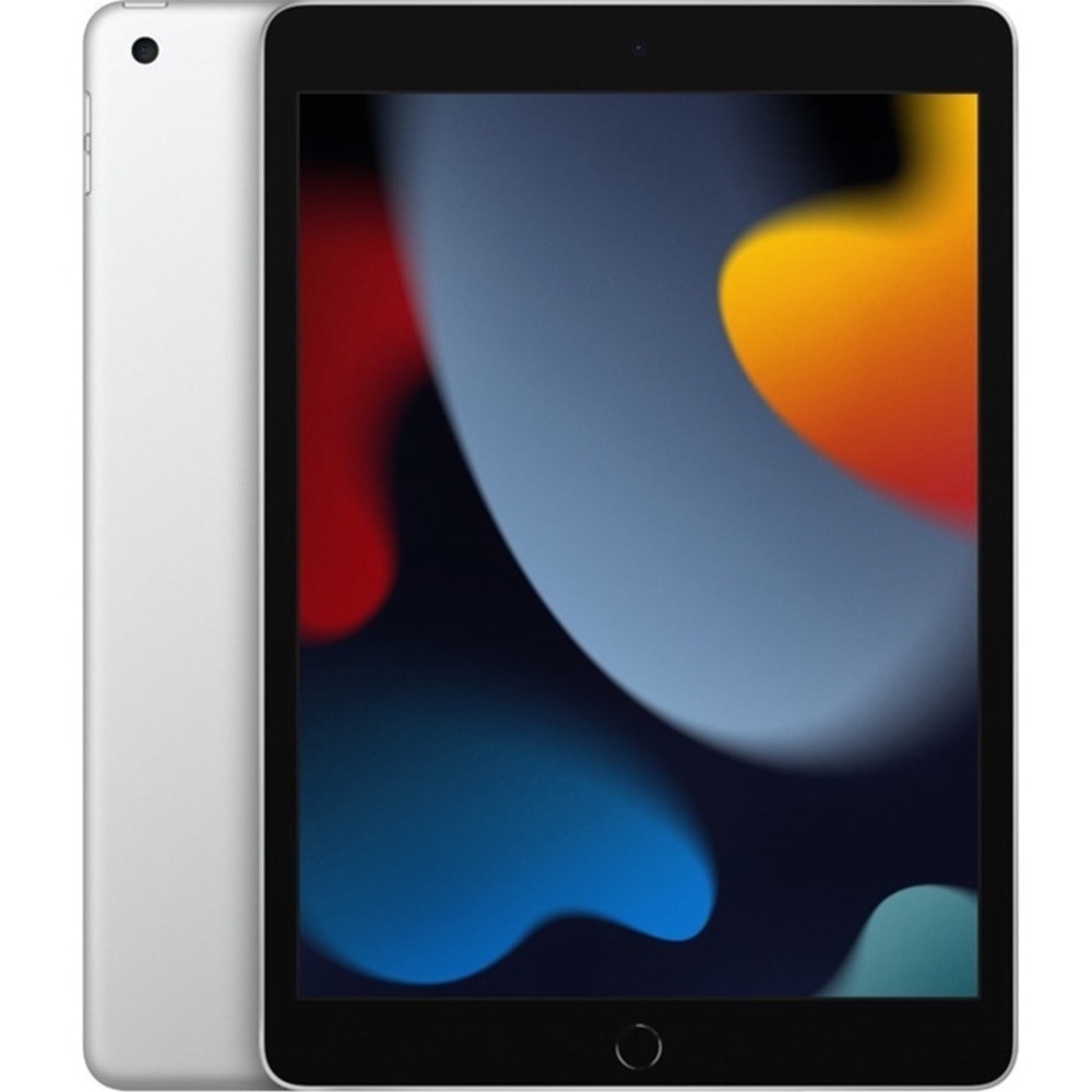 Apple iPad (9th Generation) Tablet, 10.2in Touchscreen, 256GB Storage, iPadOS 15, Silver, Apple A13 Bionic SoC