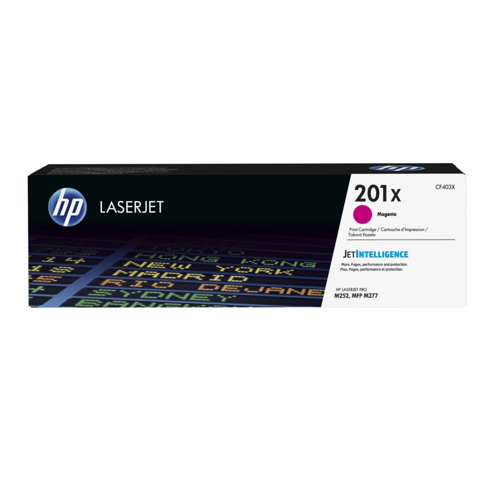 HP 201X Magenta High Yield Toner Cartridge, CF403X