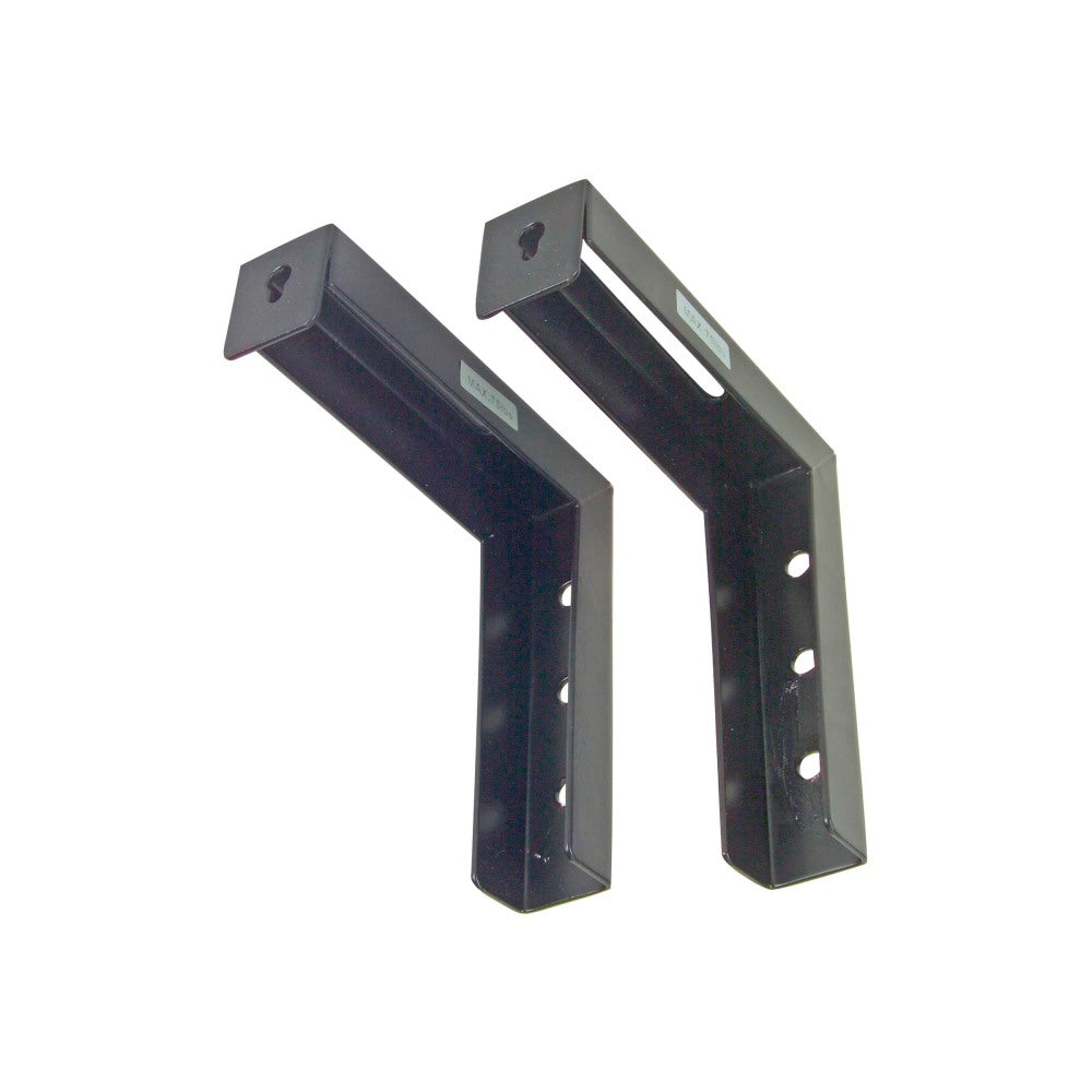 Elite ZVMAXLB12-B - Mounting component (angle brackets) - for projection screen - black (pack of 2)