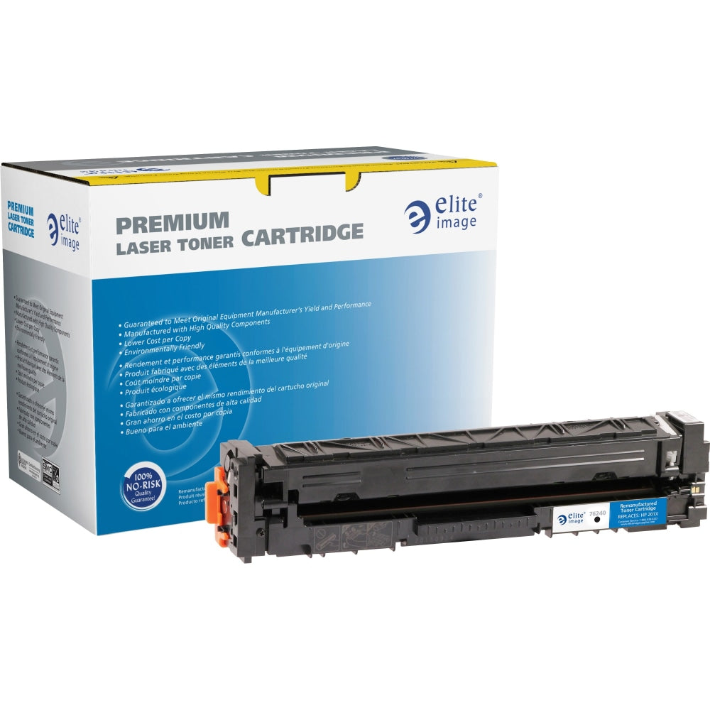 Elite Image Remanufactured Black High Yield Toner Cartridge Replacement For HP 201X, CF400X