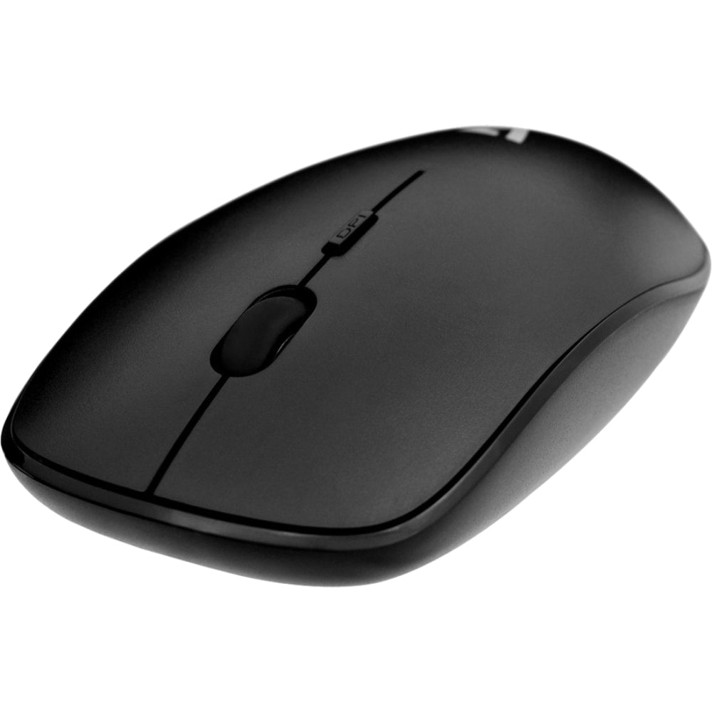 V7 Wireless Optical Mouse - Optical - Wireless - Radio Frequency - 2.40 GHz - Black - USB - 1600 dpi - Scroll Wheel - 4 Button(s) - Symmetrical - 6 Month Battery Run Time