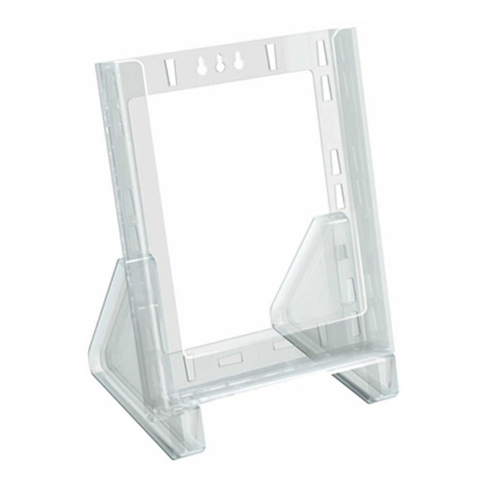 Azar Displays 1-Pocket Plastic Brochure Holders, Clear, Pack Of 10 Holders