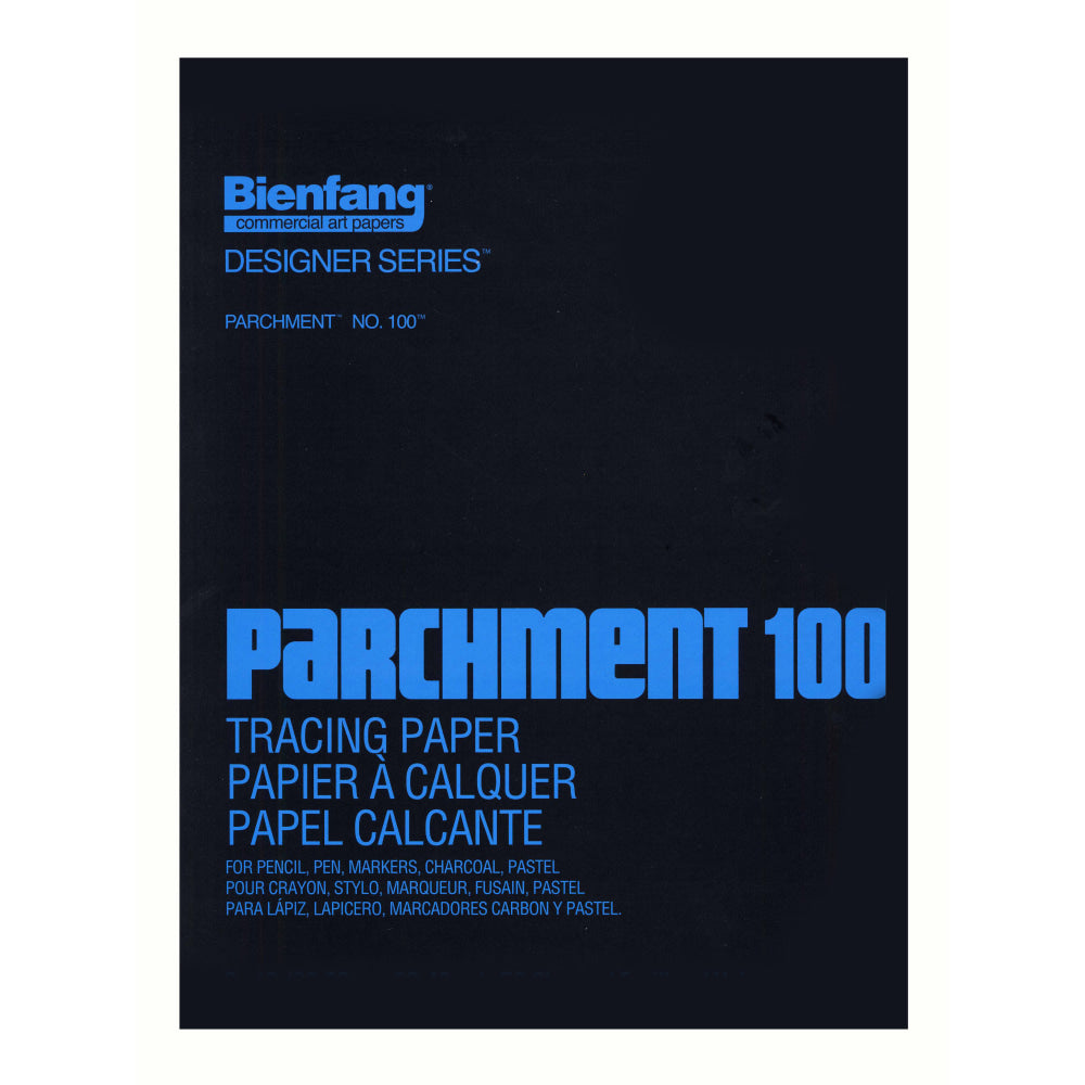 Bienfang Parchment 100 Tracing Paper, 14in x 17in, Pad Of 100 Sheets