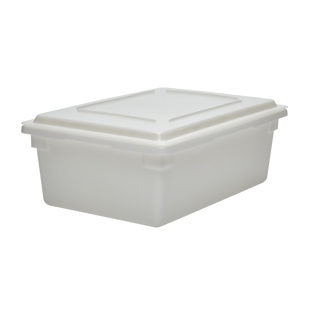 Cambro Poly Flat Cover For 18in x 26in Food Boxes, White, Pack Of 6 Covers