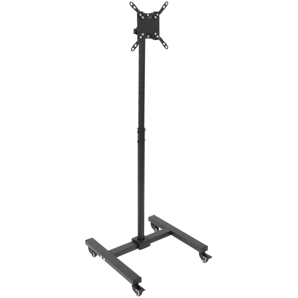 Mount-It! MI-1879 Rolling TV Floor Stand, 54inH x 20inW x 18inD, Black