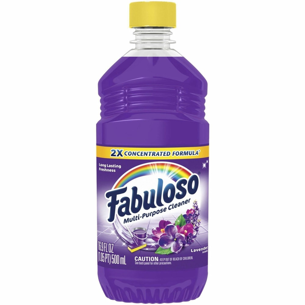 Palmolive Fabuloso Multi-Use Liquid Cleaner, Lavender Scent, 16.90 Oz Bottle, Case Of 24