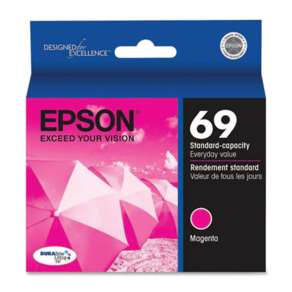 Epson 69 DuraBrite Ultra Magenta Ink Cartridge, T069320-S