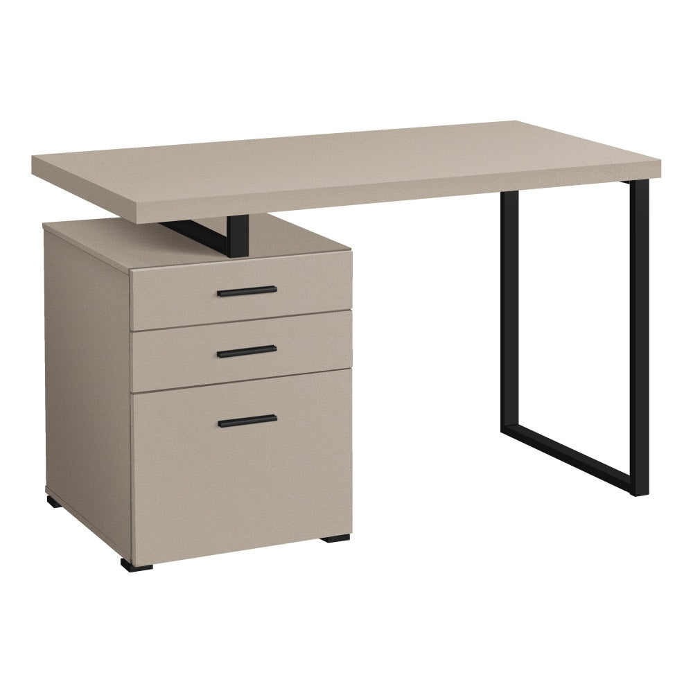 Monarch Specialties Melody 48inW Computer Desk, Taupe