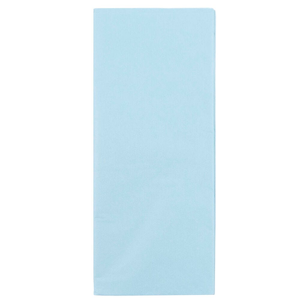 JAM Paper Tissue Paper, 26inH x 20inW x 1/8inD, Baby Blue, Pack Of 10 Sheets