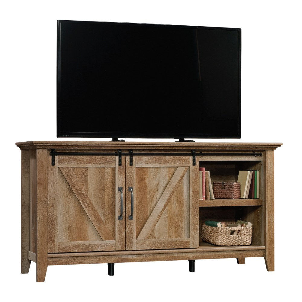 Sauder Dakota Pass Credenza With Sliding Doors, 33-5/16inH x 65-7/8inW x 19-1/4inD, Craftsman Oak