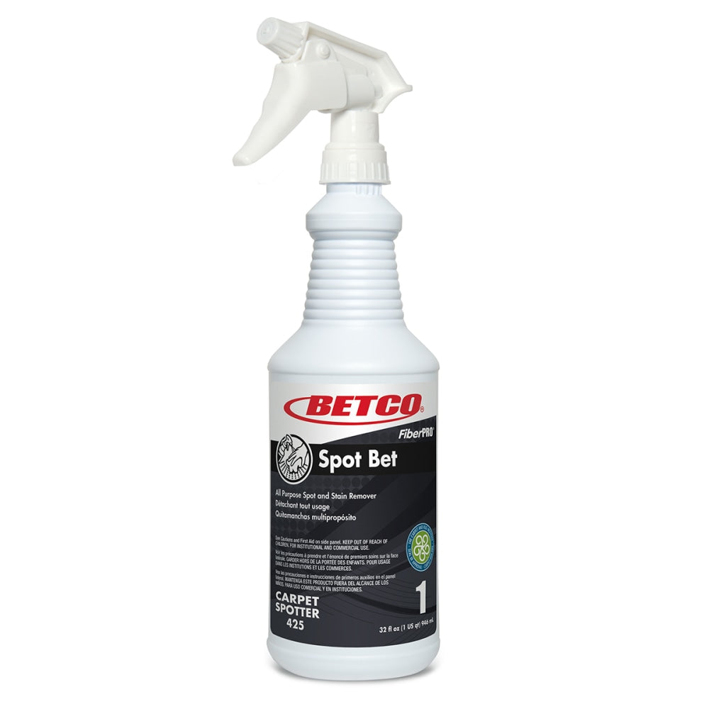 Betco FiberPRO Spot Bet Carpet Spotter, 32 Oz Bottle, Case Of 12