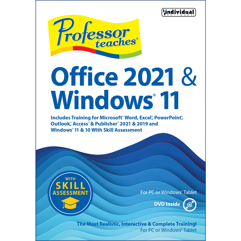 Professor Teaches Office 2021 & Windows 11 With Skill Assessment, CD/Product Key