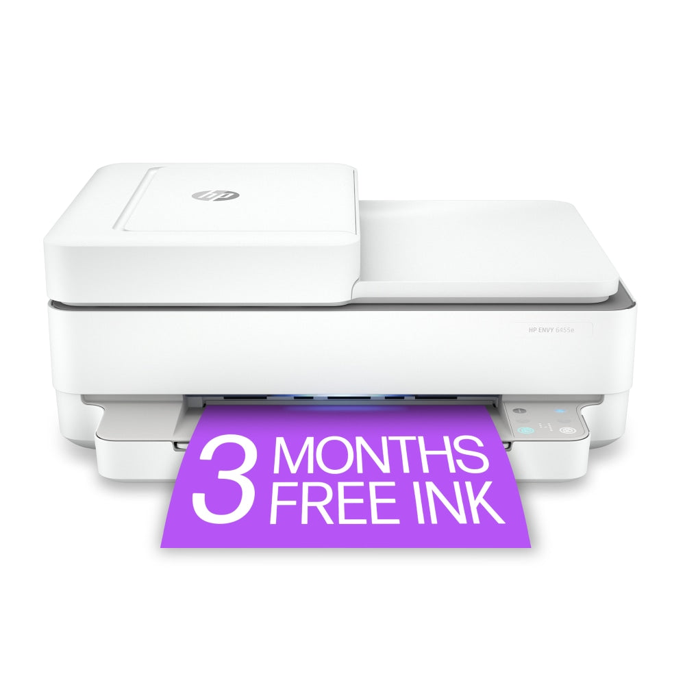 HP ENVY 6455e Wireless All-in-One Color Printer with 3 months Free Instant Ink with HP+ (223R1A)