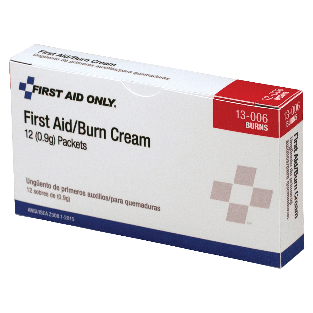 First Aid Only Burn Cream Packets, Box Of 12